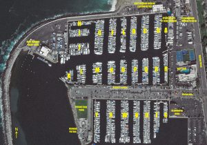 King Harbor Marina Slip Map